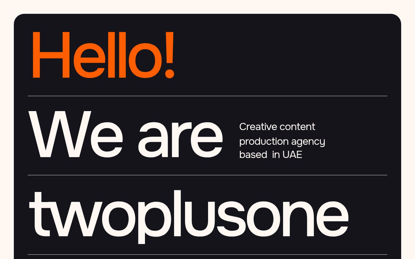 twoplusone