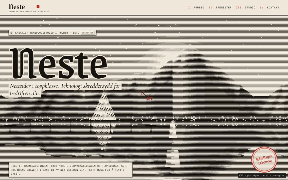 Forside, Ishavsgravyr, desktop