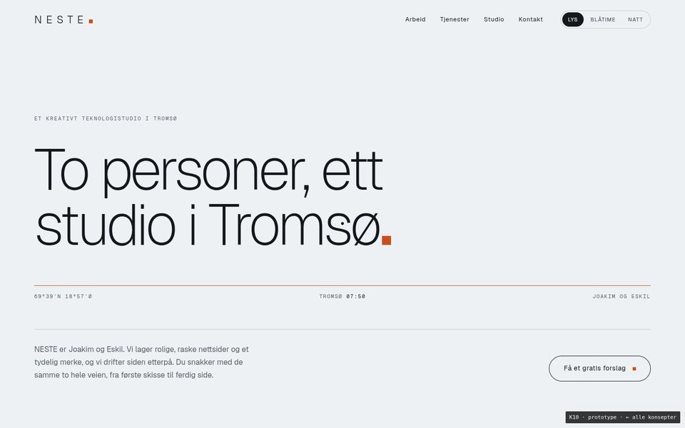 Forside, Stille, desktop